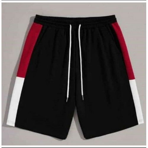 product_image_name-Jones Wears-Black Stylish Short With Red And White-1