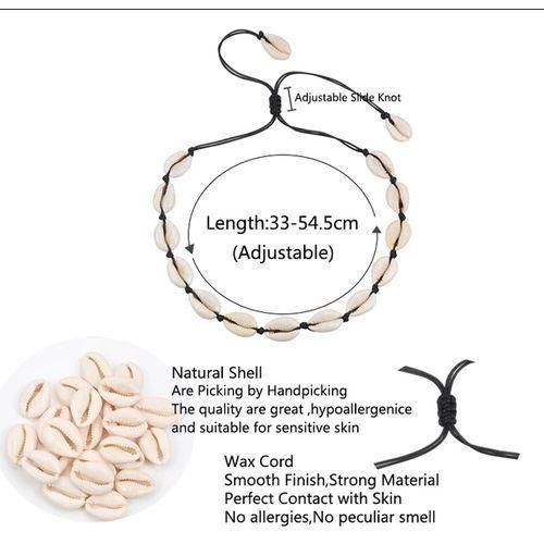 Fashion GM Adjustable Cowries Shell  Necklace and Bracelet - image 4