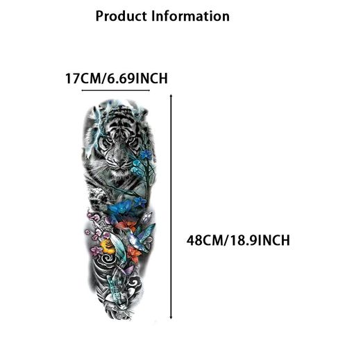 product_image_name-MaGea-Extra Large Totem Temporary Tattoo Stickers, Waterproof Big Tattoos for Men Adults Women Body Art Arm Shoulder Chest-3