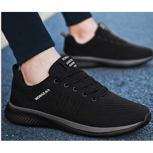 Fashion Classic Lace Up Men Canvas Sneakers-Black | Jumia Nigeria