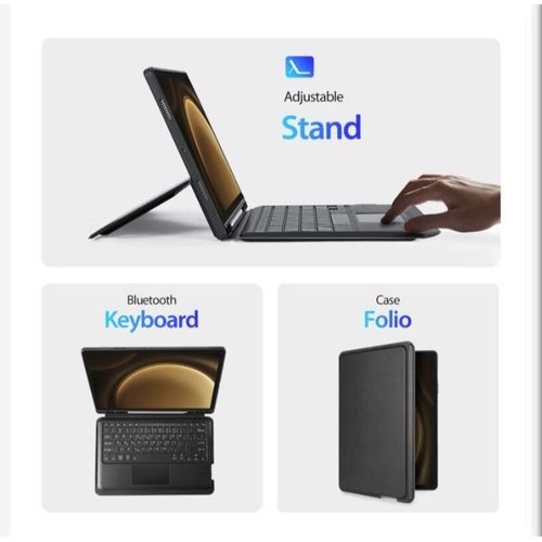 product_image_name-Generic-Keyboard case Samsung galaxy Tab S10 plus PU leather case -5