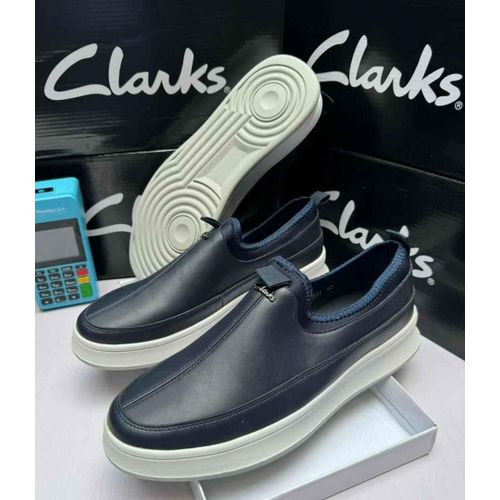 Clarks SoftMotion Slip-On Loafers Navy-Blue (DD285N) - image 2
