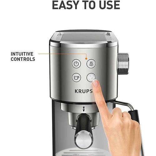 Krups Espresso And Coffee Maker With Milk Frothing Wand