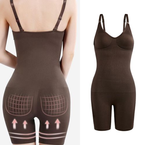 Generic Full Shapewear Bodysuit XL 2XL Coffee XL 2XL