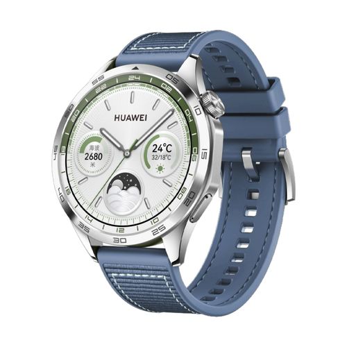Generic Nylon Silicone Leather Strap For Huawei Watch GT4 46mm 