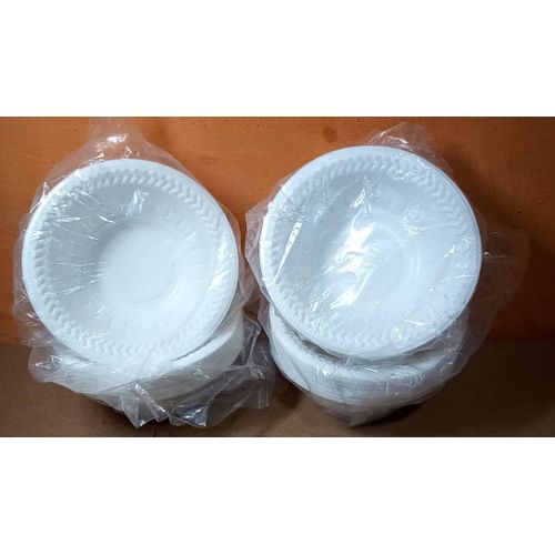 Generic 50pcs Small Size Disposable Plates For Small Chops Or Asun