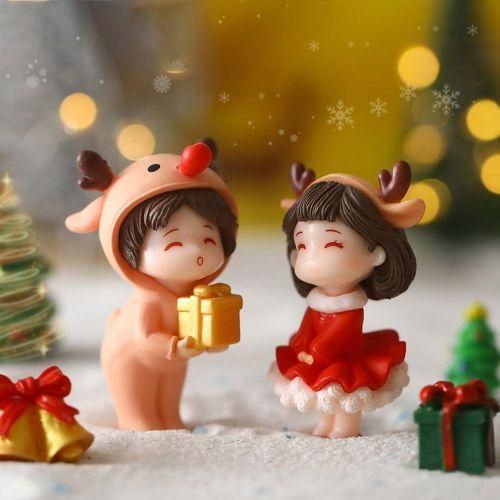 miniature couple dolls