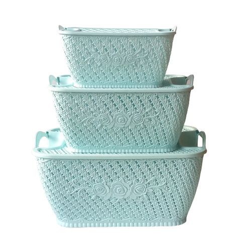  Generic - Lidded Home Storage Bins / Storage Baskets, Bins &  Containers: Home & Kitchen