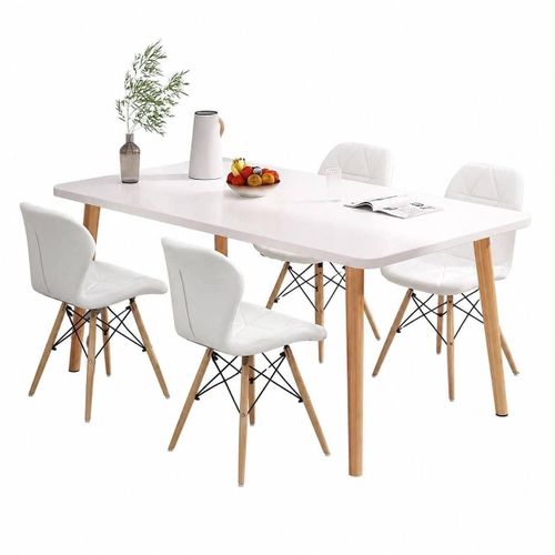 Generic Elegant Modern Dining Table Set with 4 Comfortable Chairs - image 2