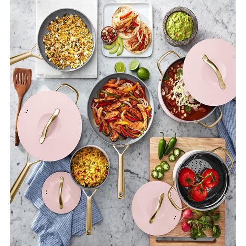 Member's Mark Modern Cookware Set - Pink