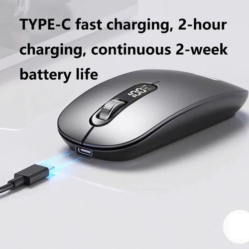 Lenovo M243 wireless mouse, portable and silent, suitable for multi device office use Black - image 5