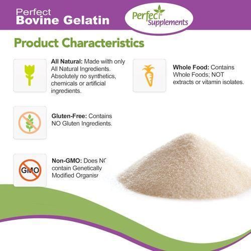 product_image_name-Perfect Supplements-Bovine Gelatin - Collagen Protein 660 Grams-5