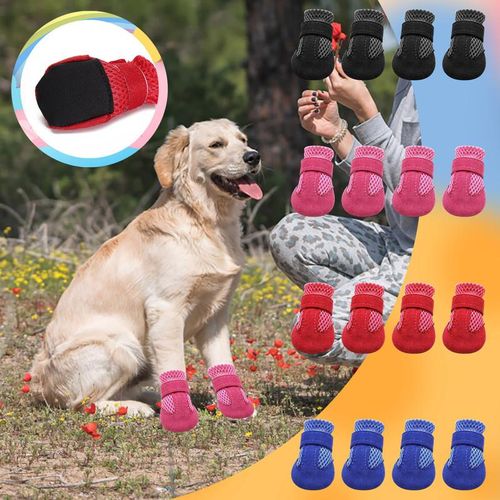 Generic Net Shoes Dog Mesh Shoes Dog Boots Non Slip Shoes Strong Non Slip Soles Pet Sports Plush Shoe Charms Women Memory Foam Slippers Jumia Nigeria