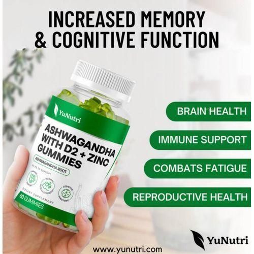 YuNutri Ashwagandha with D2 + Zinc 60 Count - image 6