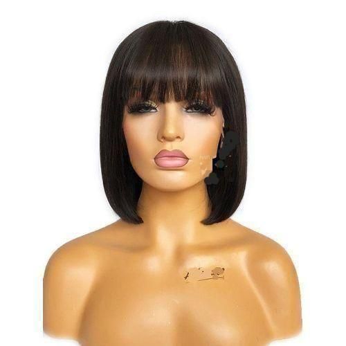 product_image_name-Fashion-Awoof Black Straight Weavon 16INCH (3 Bundles Col.NATURAL)With Closure-1