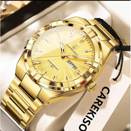 product_image_name-POEDAGAR-LUXURY WATERPROOF CHAIN GOLD CHRONOGRAPH ACTIVE WATCH-1
