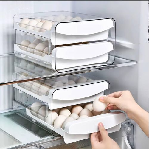 Generic 32 Compartment Egg Storage Container Refrigerator Egg Holder - image 2