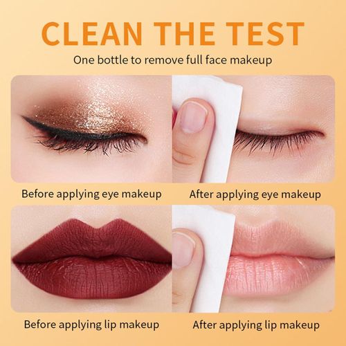 product_image_name-SADOER-Vitamin C Makeup Remover Water Orange Extract for Fresh Skin Deep Clean & Brightening Water Essence Makeup Remover Face Cleanser Hydrating Remove Makeup & Nourish Skin Facial Cleanser Makeup Removal & Skin Brightening Makeup Remover-2