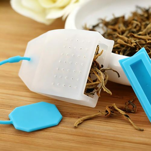 Generic 2 PCS Tea Bag Food Grade Silicone Tea Infuser Reusable - image 3