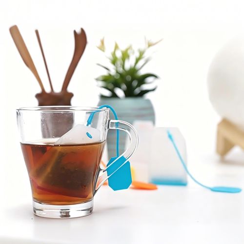 Generic 2 PCS Tea Bag Food Grade Silicone Tea Infuser Reusable - image 7