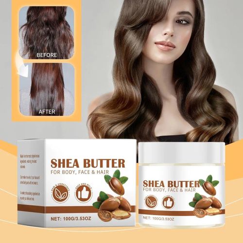 product_image_name-Generic-OUHOE Multi-Purpose Shea Butter Body Oil, Nourishing Ori Shea Butter Body Moisturizer For Rough Nourishing Shea Butter Hair Care Oil Deeply Moisturizes And Nourishes The Whole Body Suitable For Skin And Hair 100G-7