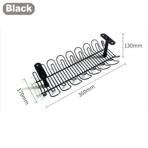 Desk Cable Management Tray Under Table Socket Hang Holder Power