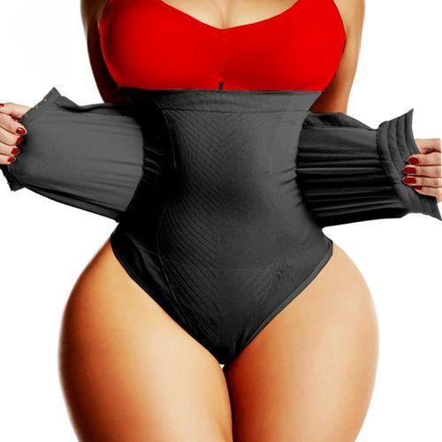 Generic Double Control Panties Shapewear Waist Cincher Women Lifter Girdles Compression  Underwear Strap Bod