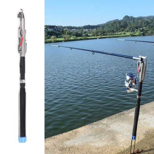 Generic 2.1m / 2.4m / 2.7m / 3.0m Automatic Fishing Rod Adjustable  Telescopic Rod Pole Device Sea River Lake Pool Fishing Tackle with Bank  Stick