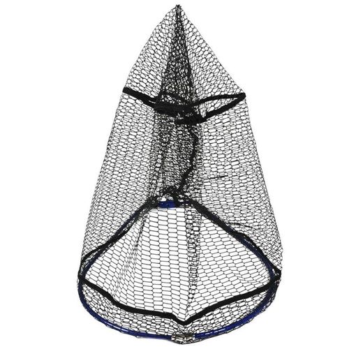 Generic Foldable Carp Fishing Large Size Soft Mesh Fishing Landing Net Head  Integrated Folding Net Frame Copy Net Fishing Net Ring