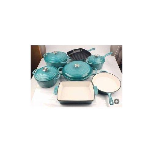 Generic 7pcs Enameled Cast iron pot set