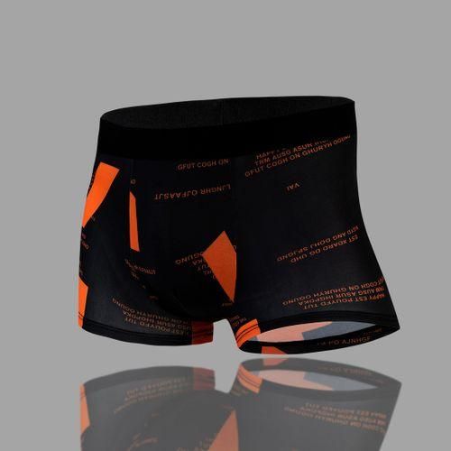 product_image_name-Fashion-4pcs/set Men's Underwear Lce Silk Sports Breathable Thin Boxer Shorts - Black-4