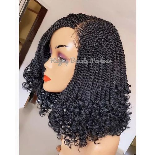 Fashion Senegalese Twist Curly Tips With Center Part Ghana Weaving