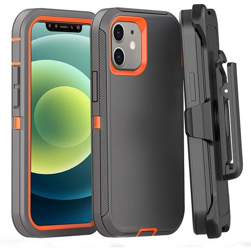 product_image_name-Generic-Deer Case For IPhone 12 11 13 14 Pro Max Mini Plus Heavy-gray Orange 2-1