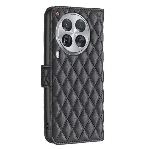 product_image_name-Generic-For Tecno Camon 30 Premier 5G Diamond Lattice Wallet Flip Leather Phone Case(Black)-3