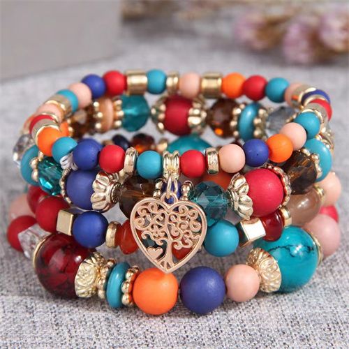 Buy online Multicolored Patterned Bohemian Bracelet from fashion jewellery  for Women by Nirosha for ₹499 at 0% off | 2024 Limeroad.com
