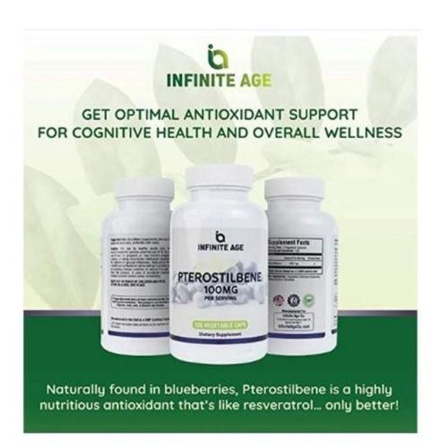Infinite Pterostilbene Brain And Immune Support -100mg -120 Capsules - image 3