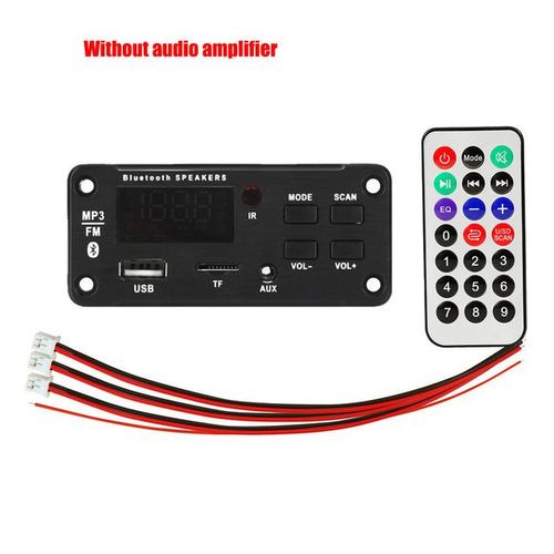 USB MP3 Module Bluetooth 12V MP3 WMA Decoder Board Audio Module FM AUX USB  TF Radio for Car Remote Music Speaker