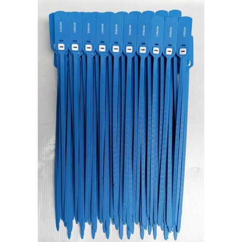 Generic 100 Pcs Anti-Tamper Plastic Security Seal Lock, 40cm Tamper Proof Logistics Seal Lock