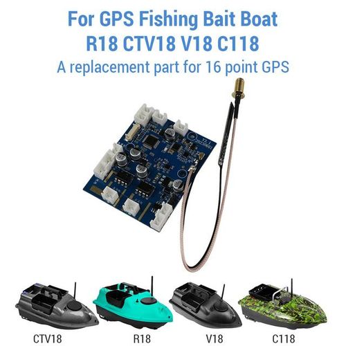 Generic 16 Point Gps Fishing Boat Main Board / Gps Module For R18 Ctv18 V18  C118 Replacement Accessories Parts Fishing Feeder Boat