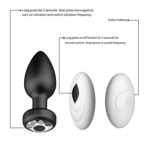 product_image_name-Homarom-Anal Vibrator Sex Toys Wireless Remote-Controlled Anal Plug Prostate Orgasm Massager Adult Toys for Men Women-3