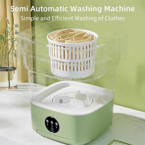 Lronsit 7L Portable Folding Washing Machine Mini Turbine Washing Machine - image 5