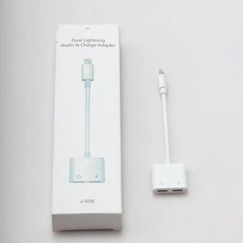 Generic 2-in-1 Charging & Audio Adapter for iPhone, Lightning to 3.5mm Headphone Jack Dongle Splitter - image 6