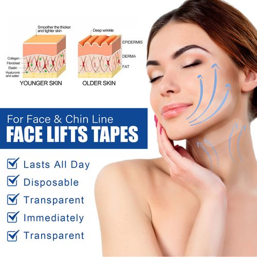 40pcs Face Lifting Invisible Tape Waterproof Facial Eye Lift Tapes