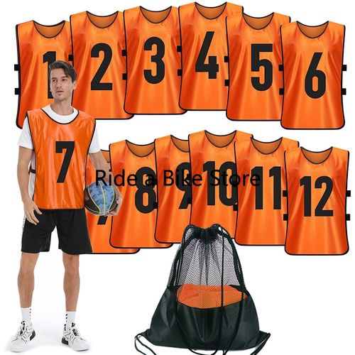 Football Scrimmage Training Vests 12 Pack Football Shirts