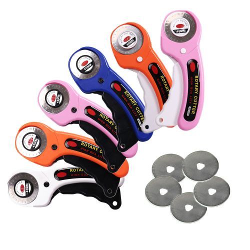 Sewing Rotary Cutter 45 mm Rotary Cutter Blades Quilting Rotary Cutter and  Rotary Blades for Quilting Scrapbooking Sewing DIY C