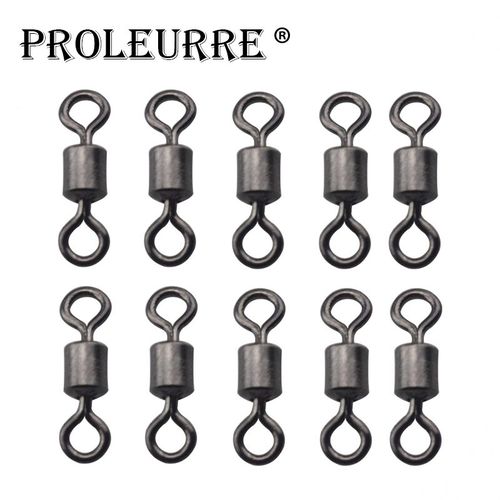 Generic 20 Pcs Of Lot Ball Bearing Swivel Solid Rings Fishing