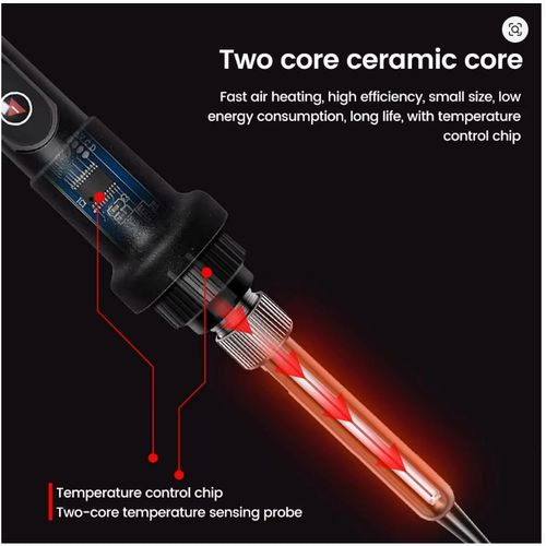 Generic Electric Sodering Iron Kit set  LCD Soldering Iron Digital Multimeter - image 5