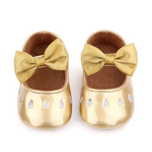 product_image_name-Fashion-Stacy Baby Girl Birthday Studded Shoe- Gold-1