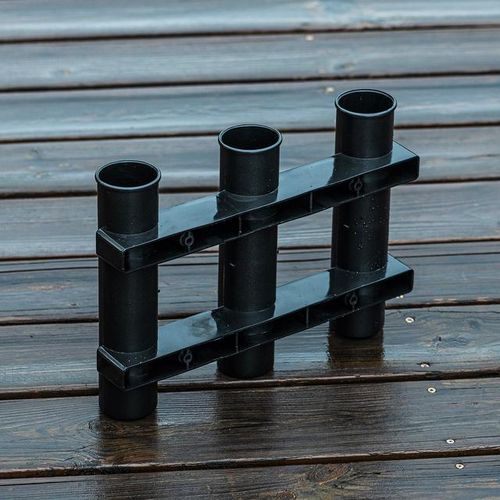 Generic Goture 3 Slots Plastic Fishing Rods Display Rack Rods