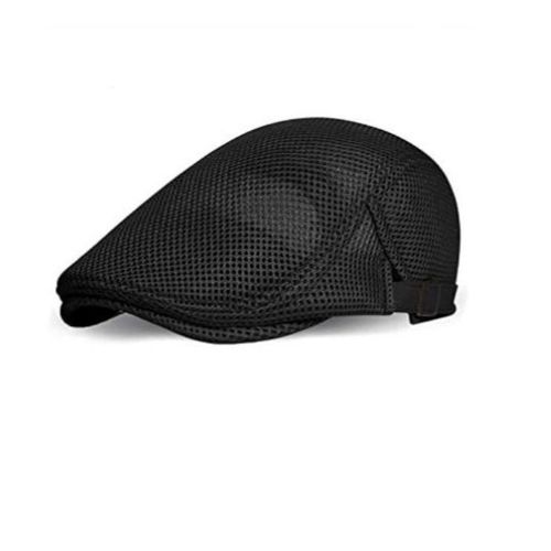 Fashion Men's Outdoor Quality Mesh Papas Cap – Breathable Adjustable Flat Hat